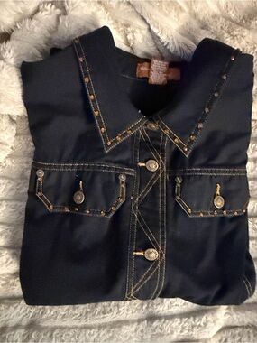 Signature Black Garment with Tan Label and Stitching 2X 22/24 W